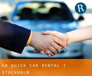 AB Quick Car Rental i Stockholm