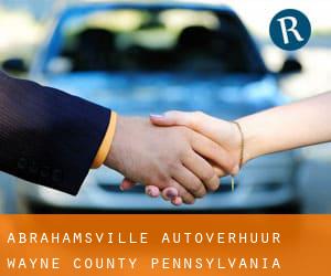 Abrahamsville autoverhuur (Wayne County, Pennsylvania)