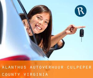 Alanthus autoverhuur (Culpeper County, Virginia)