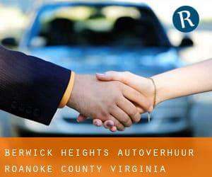 Berwick Heights autoverhuur (Roanoke County, Virginia)