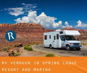RV verhuur in Spring Lodge Resort and Marina