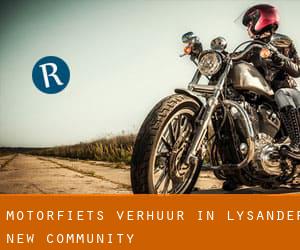 Motorfiets verhuur in Lysander New Community